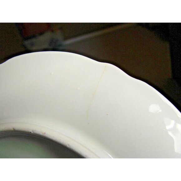 Vintage Clover Pink Floral Pattern Plate 7" Replacement Wedding Salad Porcelain - Picture 10 of 12